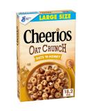 Buy General Mills Cheerios Oat Crunch with Honey 18.2 oz | Healthy Breakfast Cereal - Buy Online on GoSupps.com