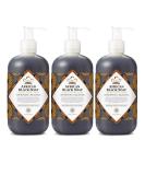 Nubian Heritage African Black Soap Hand Soap 12.3 oz - Pack of 3 | Deep Cleansing Formula - Buy Online on GoSupps.com