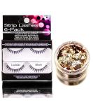Ardell Professional Luckies Black Strip Lashes 6-Pack | Get Full Volume Lashes & Bonus Glitter - Shop Internationally - Buy Online on GoSupps.com