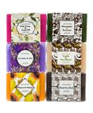 Purelis Handmade Soap Bars Gift Set. 6 Pc Natural Soap Set. Artisan Crafted Soap Bars with Essential Oils. Soap Gift Set for Women - Bath & Body Gift for Her! - Buy Online on GoSupps.com