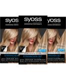 Syoss Color Coloration Set H2 Strip Set Level 3 (3 x 95 ml) hair color for crystal blonde highlights such as the hairdresser blonde strands with anti-damage care H2 crystal-clear blonde 95 ml (3 Pack) - Buy Online on GoSupps.com