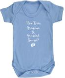 Funny Baby Announcement Bodysuit - How Does Grandma & Grandad Sound? | Hippowarehouse - Buy Online on GoSupps.com