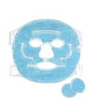 Cooling face mask & Eye Pads - Cool Gel Face Pack - Hot/Cold Therapy Sinusitis Treatment - Soothing Ice Relaxation Decongestant - Migraine | Inflammation | Puffy Eyes | Headache | Hangover | Dry Eyes Blue - Buy Online on GoSupps.com