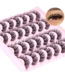 Natural False Eyelashes - 14 Pairs Wispy Mink Cluster Lashes | Fluffy 16mm Fake Eyelash Extensions for a Natural Look | International Shipping Available - Buy Online on GoSupps.com