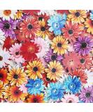 100Pcs 1-inch Painted Wooden Daisy Flower Buttons for Crafts - Sunflower Shaped Wood Buttons with 2 Holes - Flatback Christmas Buttons - Buy Online on GoSupps.com