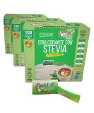 Dulci Light Stevia Sweetener Sticks - 300 Individually Packaged Zero Calorie Sugar Substitute for Drinks & Food - Buy Online on GoSupps.com