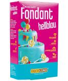 DECOCINO Light Blue Fondant - 250g | Vegan & Palm Oil Free Cake Decorating - Perfect for Tarts & Cupcakes - Buy Online on GoSupps.com