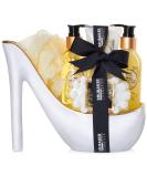 BRUBAKER Luxury Vanilla Spa Beauty Set | 6-Piece Bath & Shower Gift Set in Ceramic Stiletto White Gold | International Shipping Available - Buy Online on GoSupps.com