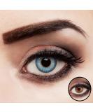 Buy Aricona Blue Colored Contact Lenses - Natural Annual Prescription-Free | 2 Pieces - Buy Online on GoSupps.com