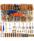 110PCS Retro Metal Dreadlock Hair Beads - Handmade DIY Hair Jewelry for Men and Women - Hip-Hop Style Dreadlock Accessories - Buy Online on GoSupps.com