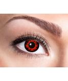 Buy Eyecatcher 84078841-734 Colored Contact Lenses - Red & Black 12-Month Wear for Carnival Mardi Gras & Halloween - Buy Online on GoSupps.com