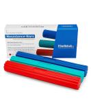 FlintRehab Premium Flex Therapy Bar (3 Pack) - Relieve Tennis & Golfers Elbow Pain - Arm Exercise & Grip Strength - 3 Resistance Bars for Injury Recovery - Buy Online on GoSupps.com