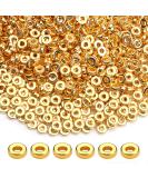 1500pcs 6mm Gold Flat Round Spacer Beads - DIY Jewelry Making Supplies - Buy Online on GoSupps.com