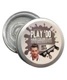 Play Do Temporary Hair Color - Gray Hair Wax & Clay for Men | Silver Hair Pomade | 1.8 oz - Buy Online on GoSupps.com