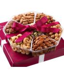 Holiday Nuts Gift Basket - Sweet & Salty Gourmet Nuts for Birthday, Christmas, Thanksgiving - Large Gift Basket for Men, Women, Family - Buy Online on GoSupps.com