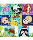 Kids Animal Diamond Painting Kit - 8 Pieces | Easy DIY Crystal Art for Home Decor (Classic Style) - Buy Online on GoSupps.com