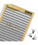 Individual Eyelashes Quewel 320pcs - 30D 0.07C Curl Mix 8-14mm Artificial Cluster Lashes - Reusable DIY Eyelash Extensions - Buy Online on GoSupps.com