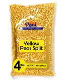 Rani Yellow Split Peas 64oz (4lbs) - All Natural | Vegan | Gluten Friendly - Product of USA - Buy Online on GoSupps.com