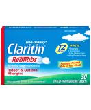 Claritin RediTabs 12 Hour Relief Tablets for Indoor & Outdoor Allergies - 30 CT 5mg - Buy Online on GoSupps.com