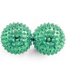2x DBT Skills Hedgehog Ball | Magnetic High Stress Acupressure Ball for Stress Relief Massage and Enhanced Mobility - Green 32mm - Buy Online on GoSupps.com
