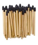 Artist's Choice Bamboo Eye Shadow Applicators - Eco-Friendly, Soft Pads for Effortless Blending | Single-End Design for Monochromatic Looks | Professional Single-Use Option - Buy Online on GoSupps.com