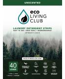 Laundry Detergent Sheets - Hypoallergenic Eco-Friendly Biodegradable & Cruelty-Free - Travel Friendly (Unscented 80 Loads - Buy Online on GoSupps.com