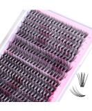 Calailis Individual Eyelash Extensions - 280 PCs DIY Cluster Eyelashes | 0.07-30D + 40D D Curl Volume Lashes at Home - Buy Online on GoSupps.com