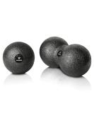 Bodymate set made of fascia ball (diameter 8cm) and fascia duo ball (8x16cm) black self-massage ball for fascia training set single and duo ball 8cm - Buy Online on GoSupps.com