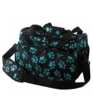 Wahl Professional Animal Travel and Tote Bag Turquoise Paw Print Zippered Pet Travel Bag - Buy Online on GoSupps.com