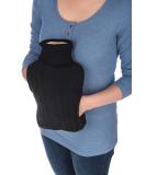 FiNeWaY 2L Hot Water Bottle Body Warmer with Pocket for Pain Relief | Knitted Black | Back, Neck, Shoulder, Leg Arthritis Relief - Buy Online on GoSupps.com