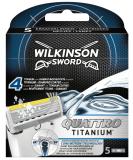 Buy Wilkinson Sword Quattro Titanium Motion Razor Blades for Men - 5 Pack | International Shipping Available - Buy Online on GoSupps.com