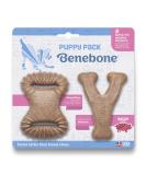 Benebone Puppy Dog Chew Toy, Softer for Modest Chewers, Made in USA Tiny - 2-Pack: Dental Chew/Wishbone - Buy Online on GoSupps.com