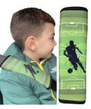HECKBO Kids Car Seat Belt Pads - Football Design | For Kids and Babies | Seat Belt Protectors for Booster Seats and Bicycles | 1 Piece - Buy Online on GoSupps.com