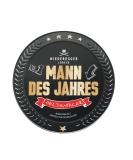 Niederegger Marzipan Man of the Year Thaler Dark Chocolate 185g - Premium International Shipping - Buy Online on GoSupps.com