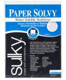 Sulky Paper Solvy Water Soluble Fabric Stabilizer 8 White - Easy Dissolving Solution for Embroidery and Quilting - Buy Online on GoSupps.com