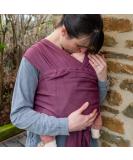 Close Caboo Organic Cotton Baby Carrier in Burgundy | Sustainable & Soft Infant and Toddler Carrier - One Size - Buy Online on GoSupps.com