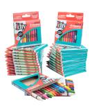 IDIY Individually Packaged Wrapped Boxes Wax Crayons (288 pc) - ASTM Safety Tested - Bulk Art Supplies for Kids, Teachers, Classrooms - 12 Colors, 24 Kits - Buy Online on GoSupps.com