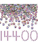 14,400 Pcs Crystal Hotfix Rhinestones | Large Quantity Glass Flatback Gems for DIY Crafts | Crystal AB SS10 - Buy Online on GoSupps.com