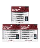 iENVY by KISS Triple Black Knot Free Individual Lash (Long) 3 Pack 3 Times More Volume Triple Black - Long - Buy Online on GoSupps.com