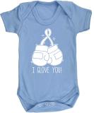 Hippowarehouse I Glove You Boxing Baby Vest Bodysuit (Short Sleeve) - Unisex - Buy Online on GoSupps.com