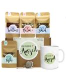 OWLBOOK Small Break Tea Gift Set - Perfect Mother's Day Gift with 4 Varieties Tea Egg & Cup for Peace and Relaxation - Buy Online on GoSupps.com