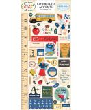Carta Bella Paper Company School Days 6x13 Accents chipboard, navy, red, yellow, green - Buy Online on GoSupps.com