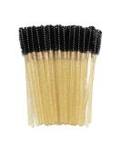 Profico 50 Disposable Eyelash Brushes Set Gold Mascara Application & Extension Tools for Perfect Lashes - Buy Online on GoSupps.com