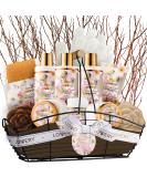Vanilla Coconut Bath and Body Gift Set - 13pc Spa Gift Basket for Women and Men | Perfect Birthday Gifts for Mom - Buy Online on GoSupps.com