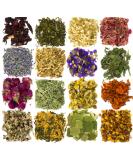 16 Bags Dried Flowers for Soap Making  Dried Flowers for Candle Making  Soap Flowers and Dried Herbs for Candle Oil  Bath Bombs. Essential Fragrant   The Best Variety of Grade A Flowers 16 Kinds 16 bags - Buy Online on GoSupps.com