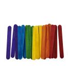 100 Count 6 Inch Colored Popsicle Sticks for Crafts - Jumbo Wooden Craft Sticks - Buy Online on GoSupps.com