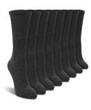 Doctor's Choice Women's Non-Binding Diabetic Crew Socks 4 Pack - Grey, Size 9-11 - Buy Online on GoSupps.com