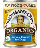 Newman's Own Organics Turkey Dinner for Dogs - 12.7 oz (Pack of 12) | Natural Dog Food - Buy Online on GoSupps.com