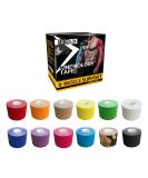 Kinesiology Tape 2 x 16' Orange - Relieve Muscle Soreness, Waterproof, Hypoallergenic - Pack of 1 - Buy Online on GoSupps.com