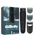 Gillette intimate trimmer men i5 for the genital area Skinfirst intimate razor man with lifelong sounds waterproof wireless for wet and drying - Buy Online on GoSupps.com